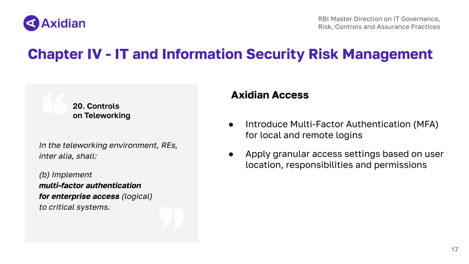 Axidian Access and RBI control #20