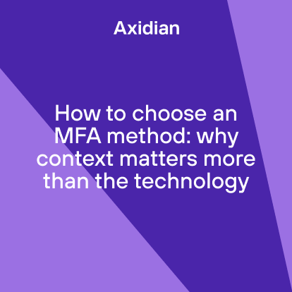 How to choose an MFA method