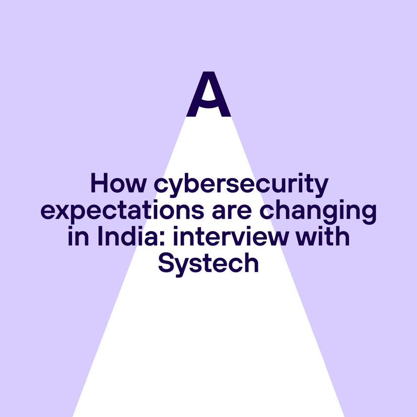 Interview with Systech about cybersecurity in India